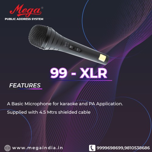 99 XLR P.A. Microphones